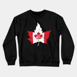 Canadian Flag Maple Leaf Truck Freedom Convoy Crewneck Sweatshirt